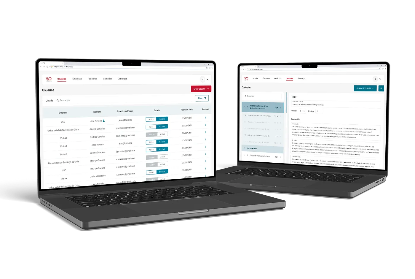 Widefense — Plataforma de gestión de seguridad SaaS.